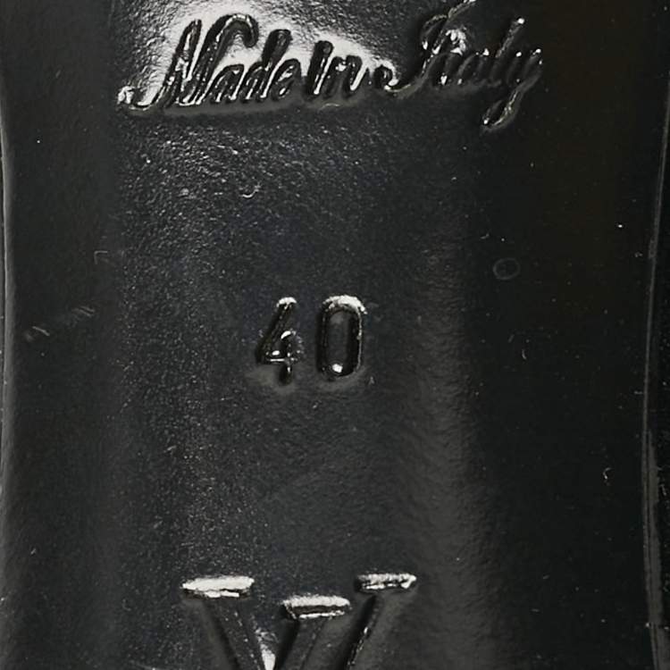 مملوكة مسبقًا Louis Vuitton Brown Coated Canvas Cherie Slingback Pumps Size 40