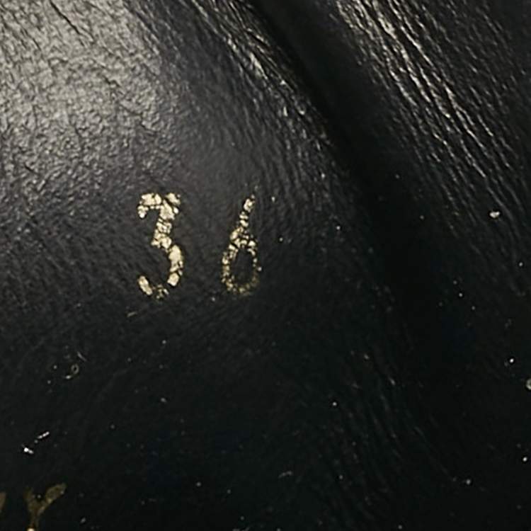 Pre Owned Louis Vuitton Black Suede, Mesh and Monogram Canvas Run Away Sneakers Size 36