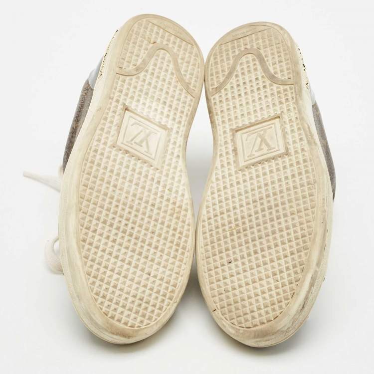 Pre Owned Louis Vuitton Monogram Canvas Frontrow Sneakers Size 36