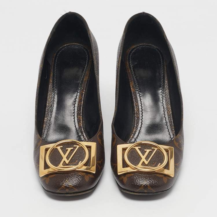 Pre Owned Louis Vuitton Monogram Canvas Madeleine Pumps Size 39