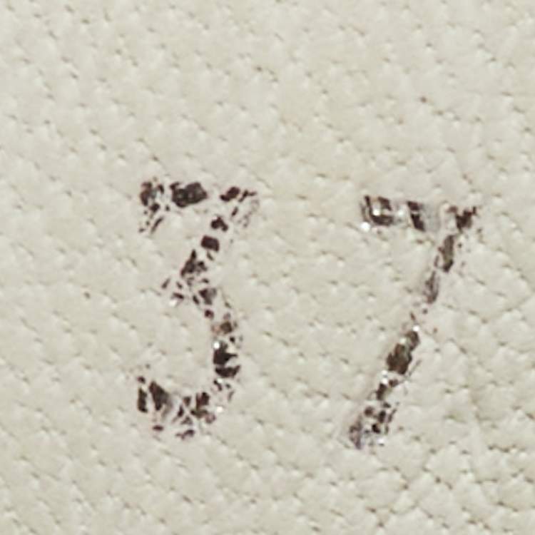 Pre Owned Louis Vuitton White Mesh, Leather and Coated Canvas Archlight Sneakers Size 37