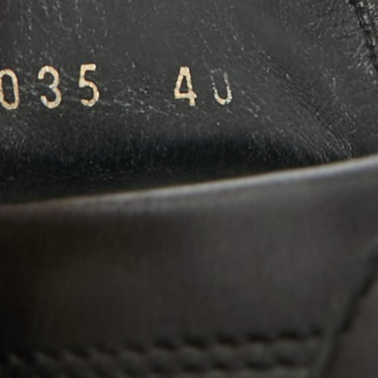 Pre Owned Louis Vuitton Black Canvas and Leather Buckle Loafers Size 40.5