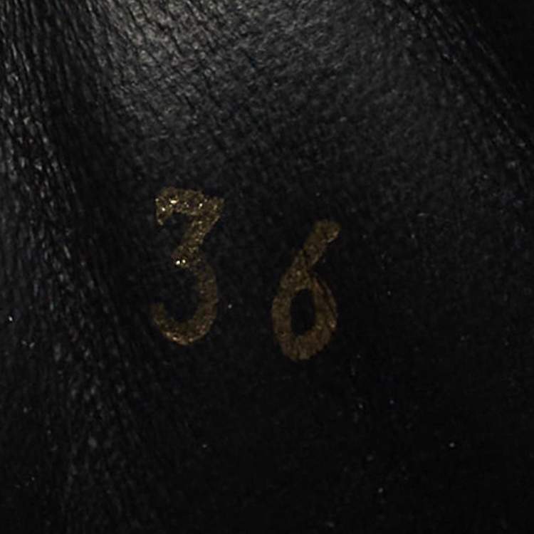 Pre Owned Louis Vuitton Black Canvas and Mesh Run Away Low Top Sneakers Size 36