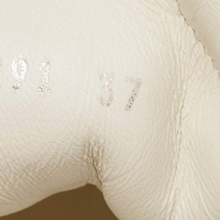 Pre Owned Louis Vuitton White Mesh and Monogram Canvas Archlight Sneakers Size 37