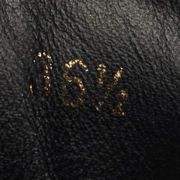 Pre Owned Louis Vuitton Black/Brown Monogram Canvas and Mesh Run Away Lace Up Sneakers Size 36.5