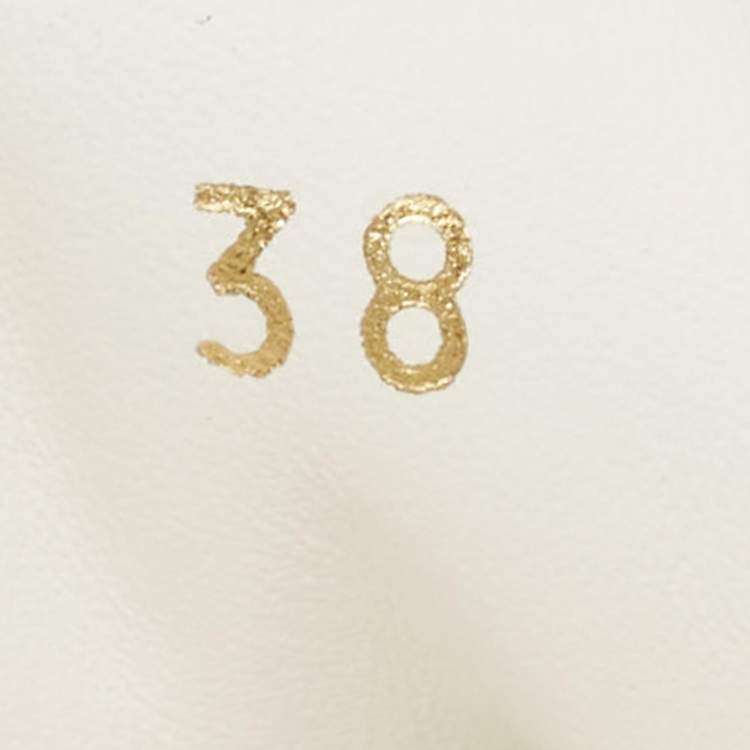 Pre Owned Louis Vuitton White/Black Leather Time Out Sneakers Size 38