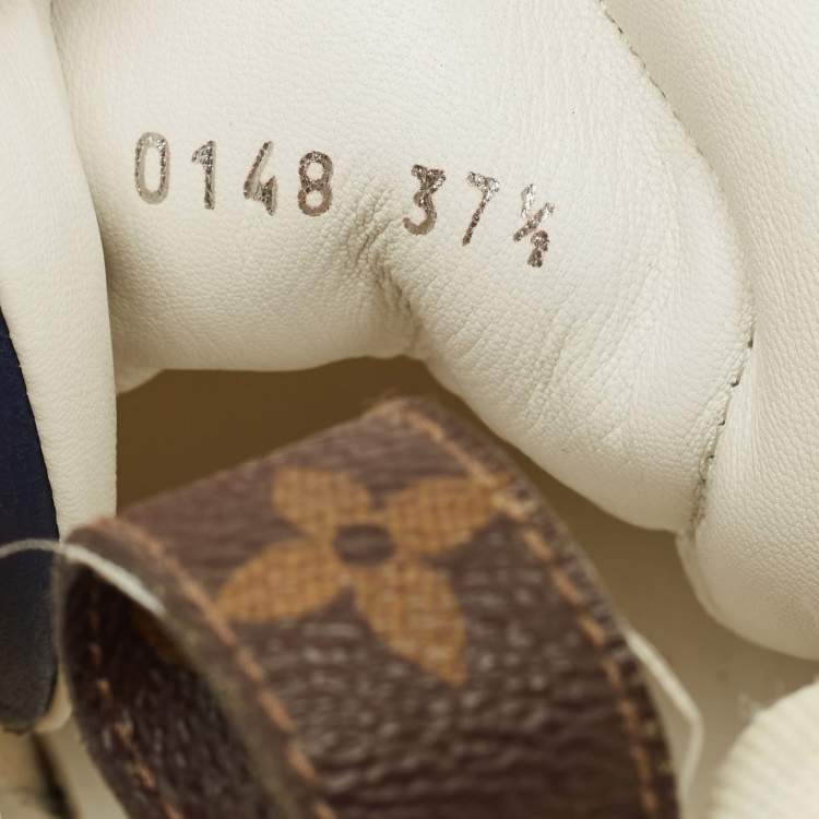 مملوكة مسبقًا Louis Vuitton Multicolor Leather and Mesh Archlight Lace Up Sneakers Size 37.5