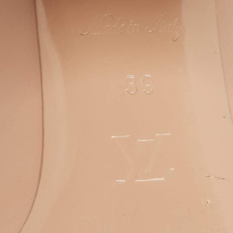 Pre Owned Louis Vuitton Beige Leather Madeleine Pumps Size 39