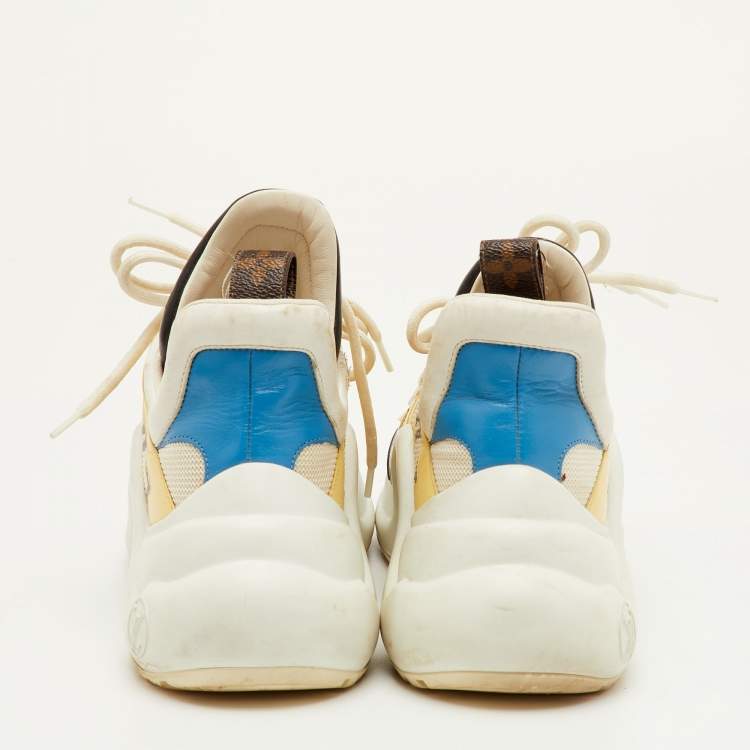 Pre Owned Louis Vuitton Archlight Size 37 Multicolor Nylon, Fabric and Leather Sneakers
