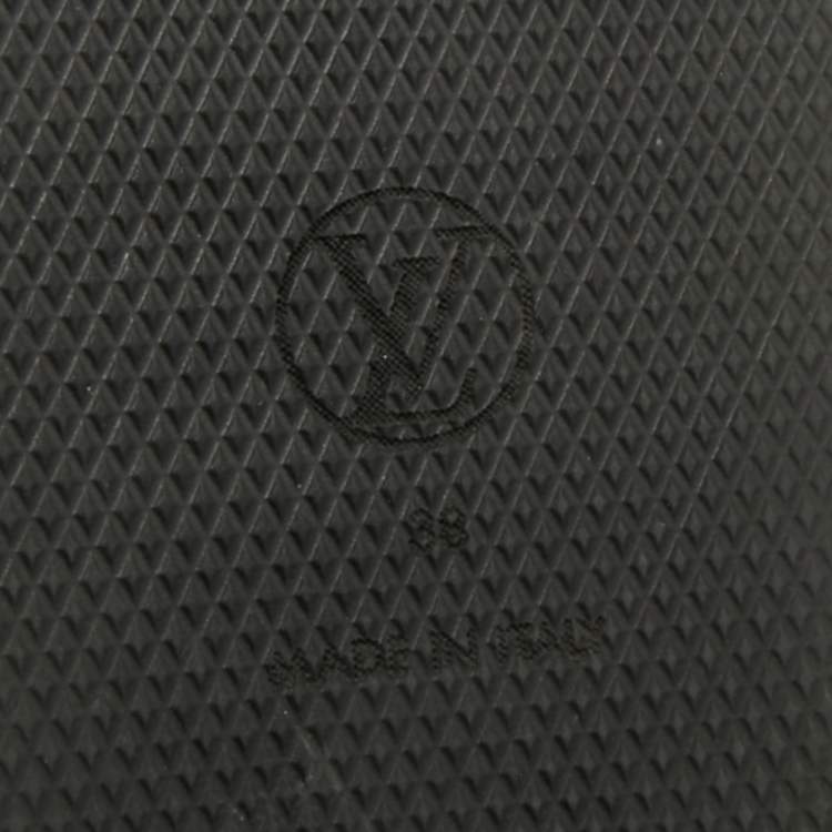 Pre Owned Louis Vuitton Sunset Size 38 Brown Coated Canvas Slingback Sandals