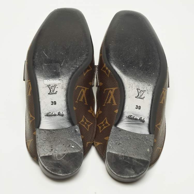 مملوكة مسبقًا Louis Vuitton Upper Case Size 39 Monogram Canvas Flat Mules
