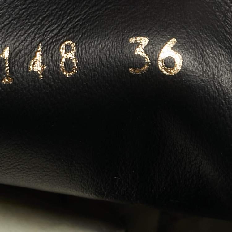 مملوكة مسبقًا Louis Vuitton Frontrow Size 36 Brown/Black Coated Canvas and Patent Leather Low Top Sneakers