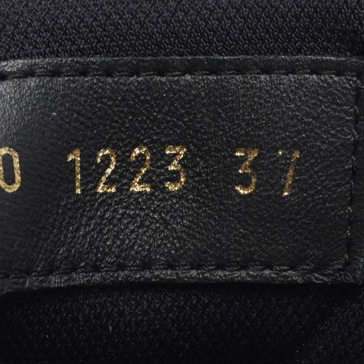 مملوكة مسبقًا Louis Vuitton Run Away Size 37 Black/Brown Leather and Mesh Low Top Sneakers