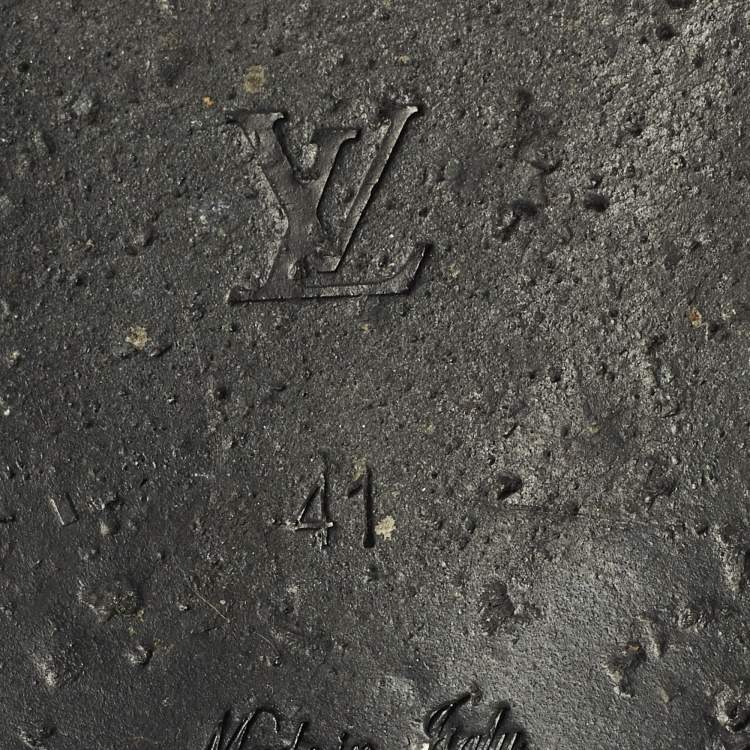 Pre Owned Louis Vuitton Bom Dia Size 41 Monogram Canvas Flat Slide Sandals