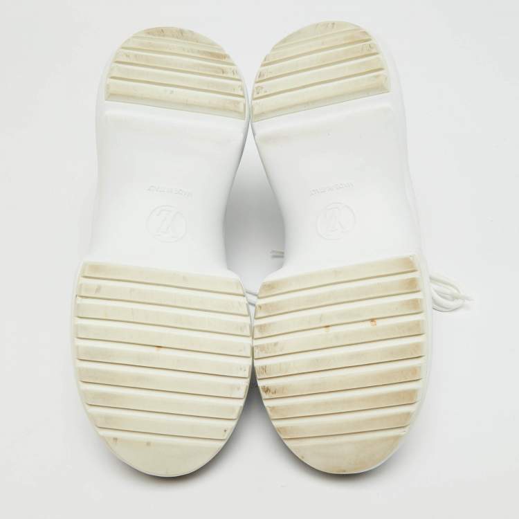 Pre Owned Louis Vuitton Archlight Size 37 Multicolor Canvas and Mesh Lace Up Sneakers