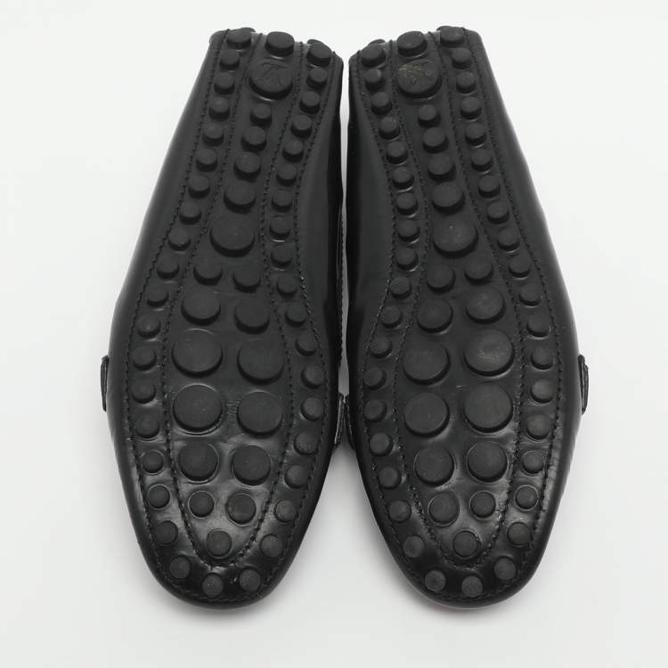 Pre Owned Louis Vuitton Size 39 Black Patent Leather Oxford Loafers 