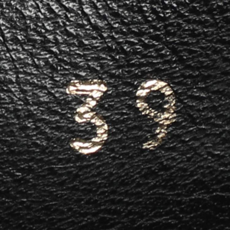 Pre Owned Louis Vuitton Size 39 Black Patent Leather Oxford Loafers 