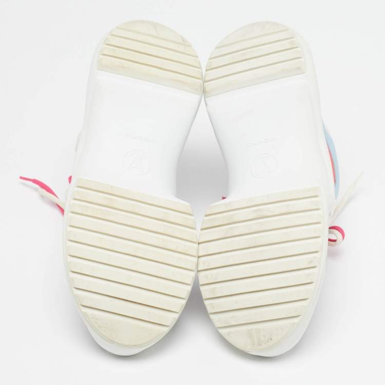 Pre Owned Louis Vuitton Archlight Size 40 Multicolor Leather and Mesh Low Top Sneakers