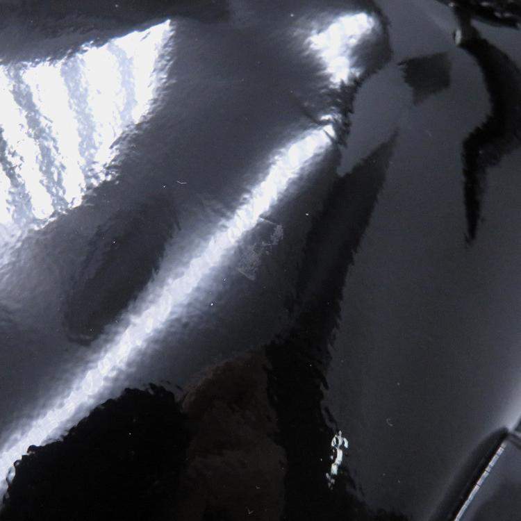 Pre Owned Louis Vuitton Lv X Yk Short Boots Noir/White Patent Leather Plastic Infinity Dot Size 36