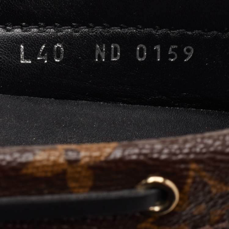 Pre Owned Louis Vuitton Gloria Size 40 Brown Monogram Canvas Flat Loafers 