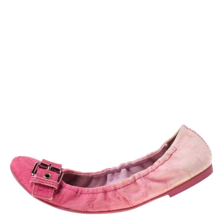 Louis Vuitton Pink Flats