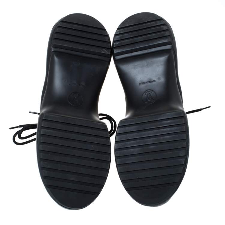 Pre Owned Louis Vuitton Black Monogram Canvas And Mesh LV Archlight Sneakers Size 42