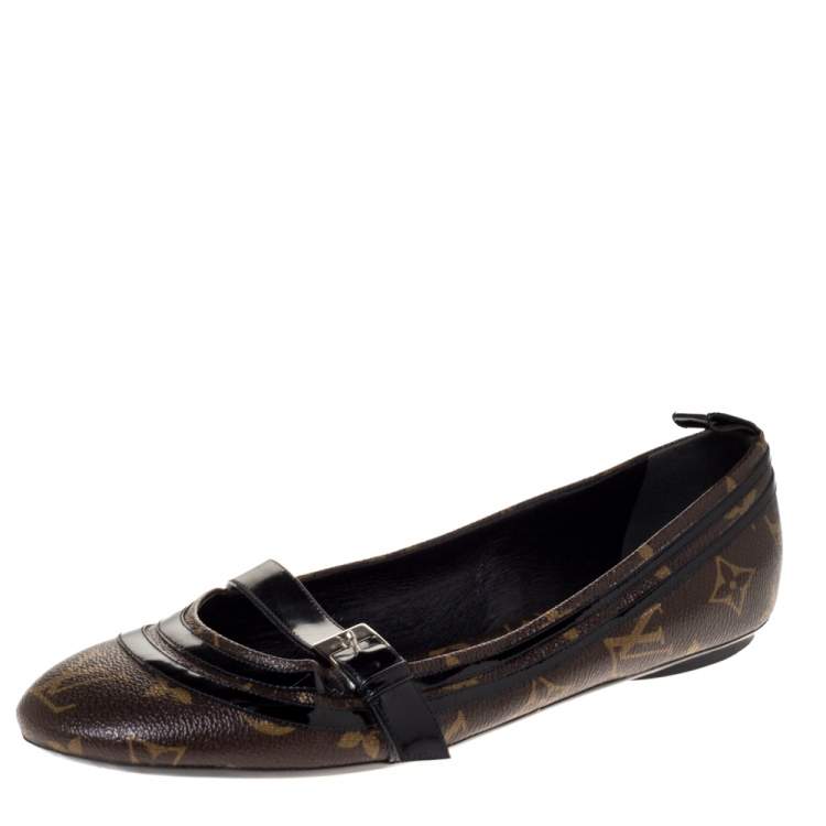 Louis Vuitton pre-owned round-toe ballerina shoes