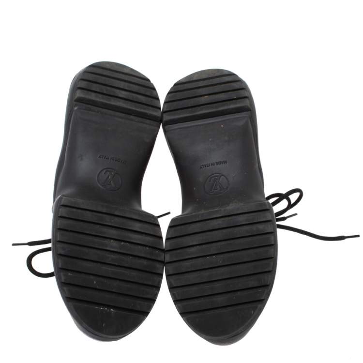 مملوكة مسبقًا Louis Vuitton Black Monogram Canvas And Mesh LV Archlight Sneakers Size 37.5