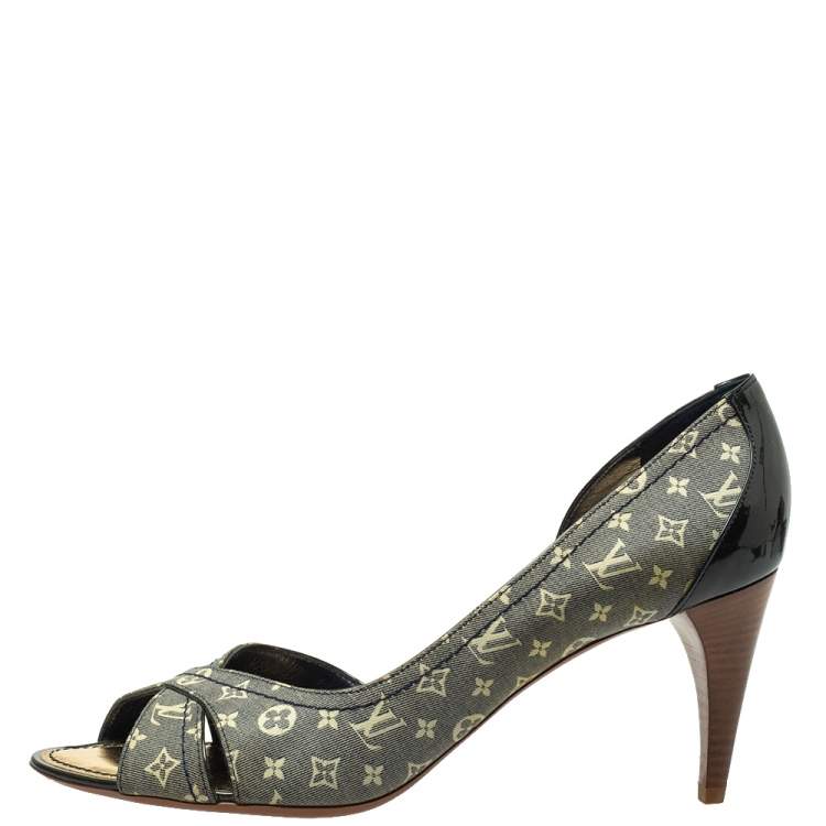 Louis Vuitton, Shoes, Louis Vuitton Mini Lin High Heel Boots