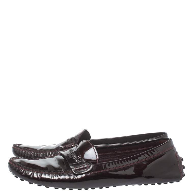 مملوكة مسبقًا Louis Vuitton Amarante Vernis Leather Starter Loafers Size 39