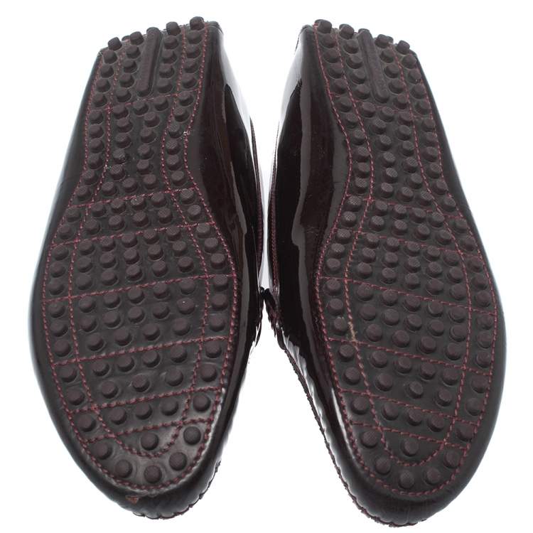 مملوكة مسبقًا Louis Vuitton Amarante Vernis Leather Starter Loafers Size 39
