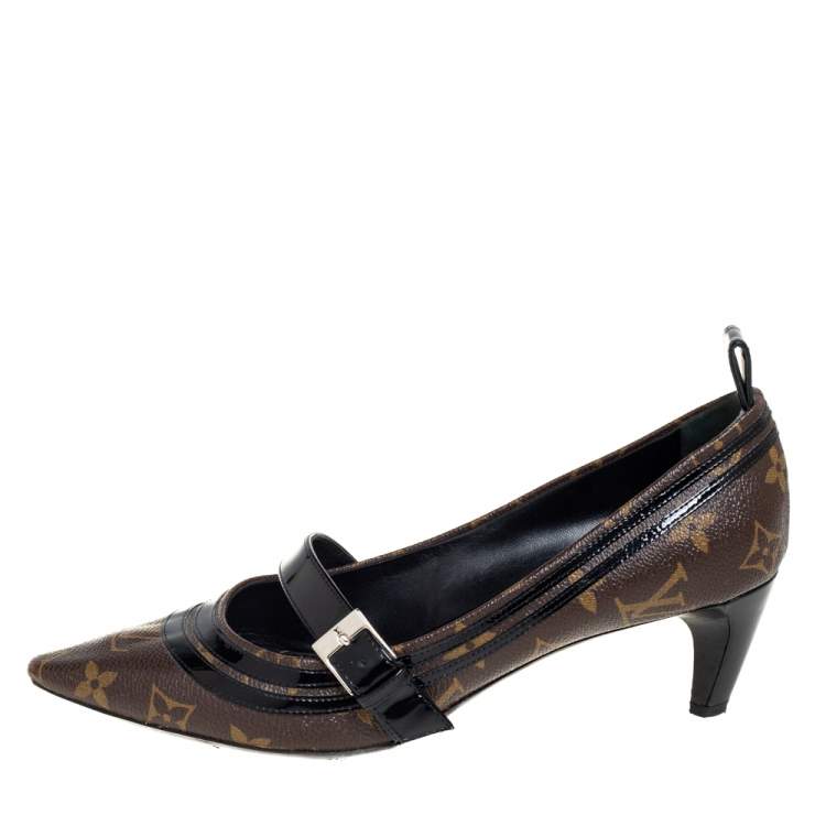 Louis Vuitton Brown Monogram Canvas Mary Jane Pumps Louis Vuitton | The  Luxury Closet