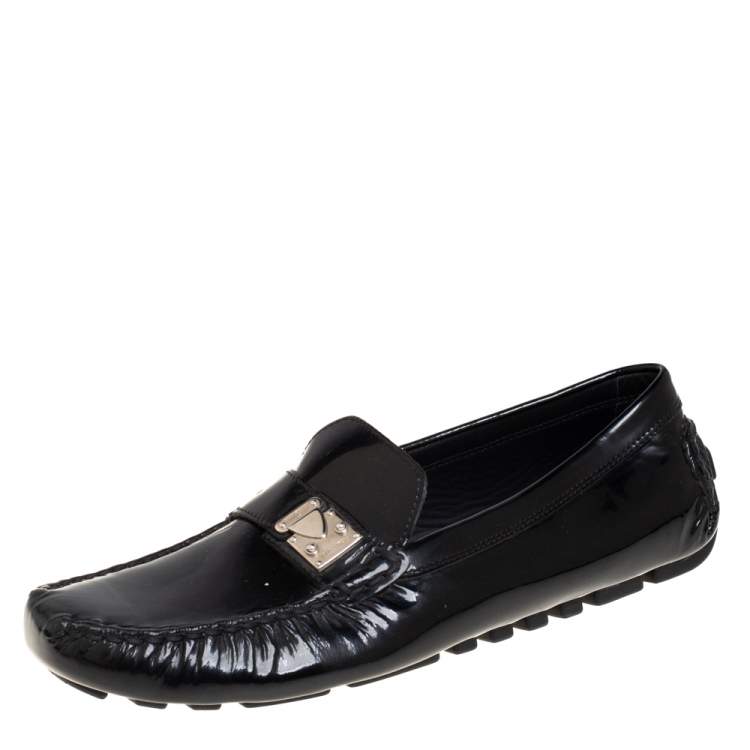Louis Vuitton Patent Leather Lombok Driving Loafers - Size 8.5