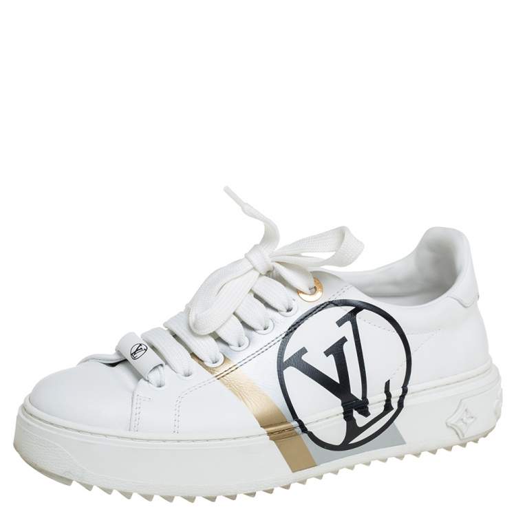 Louis Vuitton Pre-Loved LV Time Out sneakers for Men - White in Bahrain