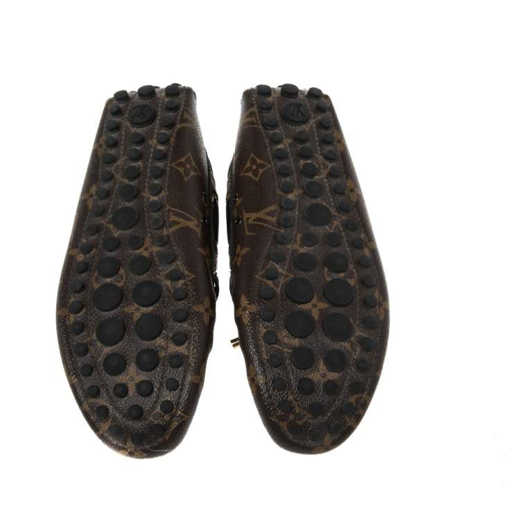 مملوكة مسبقًا Louis Vuitton Monogram Canvas Gloria Flat Loafers Size 38