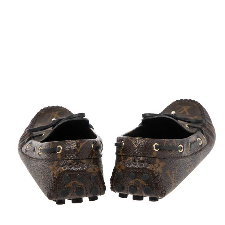 مملوكة مسبقًا Louis Vuitton Monogram Canvas Gloria Flat Loafers Size 38