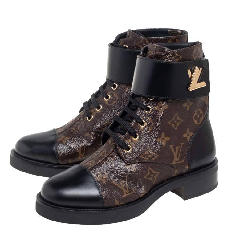 Louis Vuitton Black/Brown Monogram Canvas and Leather Wonderland Ranger ...