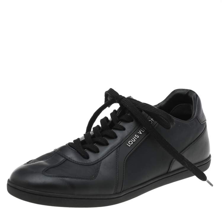 Louis Vuitton Black Leather Frontrow Sneakers Size 38 Louis Vuitton | The  Luxury Closet