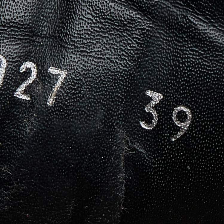 Pre Owned Louis Vuitton Black Monogram Canvas and Leather Low Top Sneakers Size 39