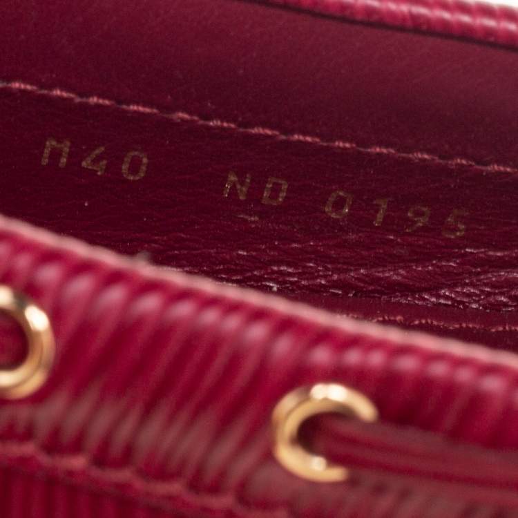 مملوكة مسبقًا Louis Vuitton Red Epi Leather Gloria  Loafers  Size 40 