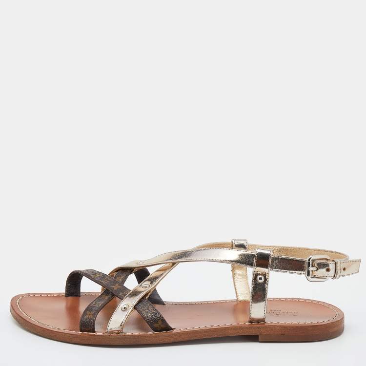 Louis vuitton hot sale flat sandals