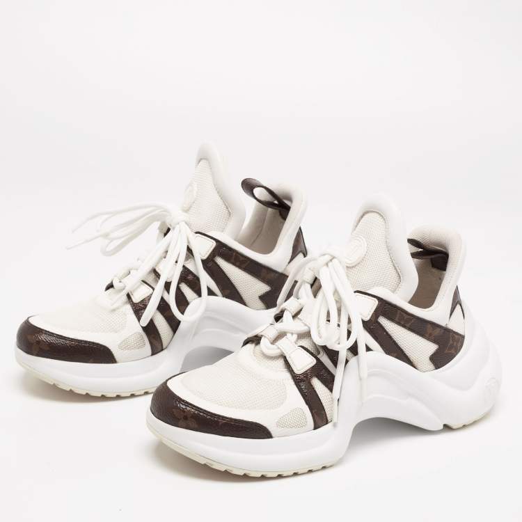 White Louis Vuitton Archlight Low-top Sneakers