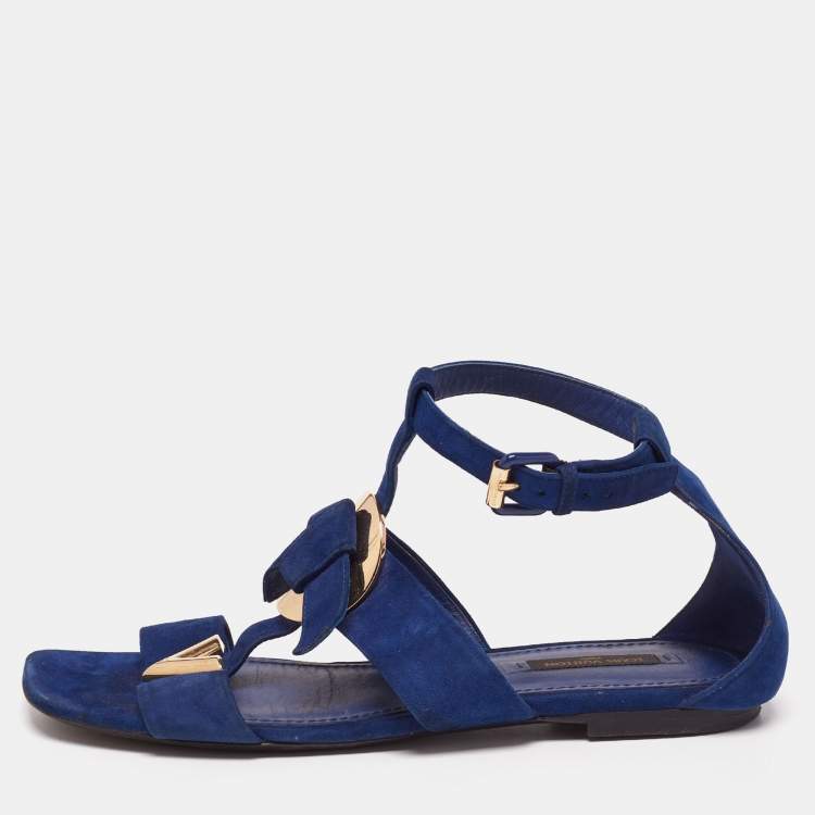 Louis Vuitton Suede Sandals