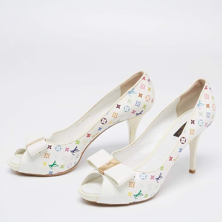 vuitton multicolor heels