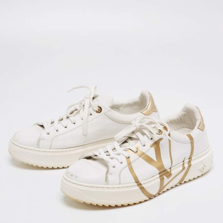 lv gold shoes