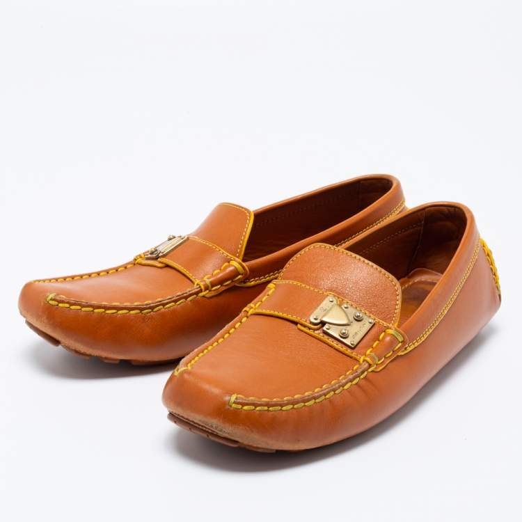 Louis Vuitton Tan Leather Lombok Loafers Size 37 Louis Vuitton | The Luxury  Closet