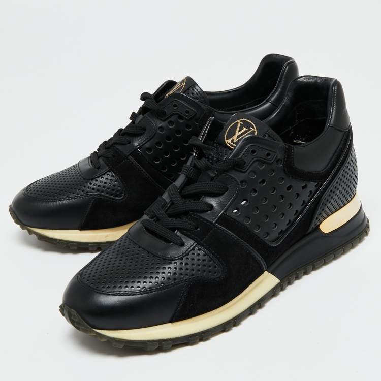 LOUIS VUITTON Run Away Sneaker Black. Size 38