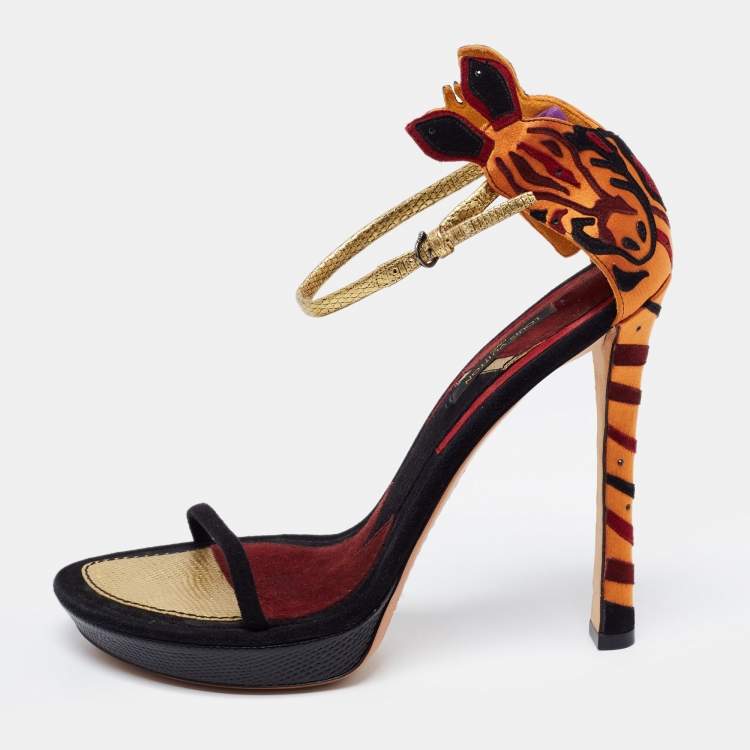 Louis Vuitton Black/Red Patent Leather Ankle Strap Sandals Size 39 Louis  Vuitton | The Luxury Closet