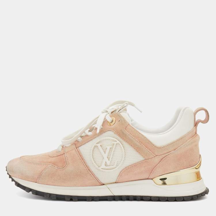 Louis Vuitton, Shoes, Louis Vuitton Mesh White And Pink Sneakers
