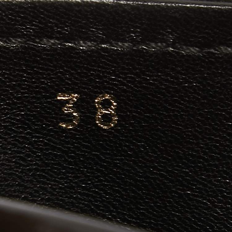 Pre Owned Louis Vuitton Black Patent Leather Oxford Loafers Size 38
